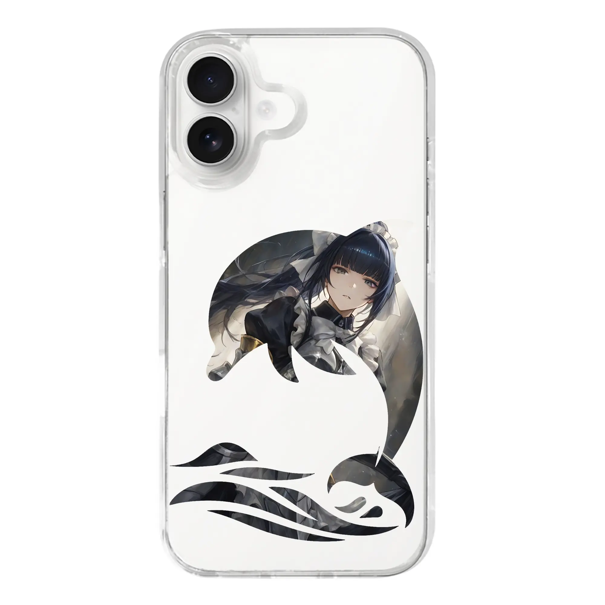 オーバーロード グッズ ナーベラル・ガンマ - iPhone 17シリーズ 透明スマホケース – 薄型・耐衝撃・精密フィット保護カバー